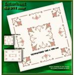 Stamped Cross Stitch Pattern No 11 - Long 220 X 150 cm Color 02