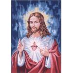 Κάδρο Κεντήματος "Ιησούς Χριστός" διάσταση 35 x 50 cm 14.803 Gobelin-Diamant
