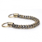 Metal Chain Handle with Rings, Length 36cm (ΒΑ000345) Color Νο2 Μπρονζέ