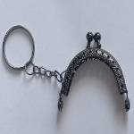Frame Keyring clasp for wallets 5 cm. With Ball KX-050 Color 01