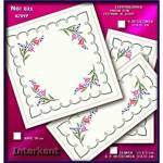Embroidery Stamped Cloth Napkins ,4 pieces 50x50 cm - Cross-stitch Νο 21 Farbe 01