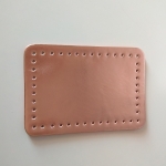 Eco Leather base for handmade bags 20,5Χ14εκ. (0202) Farbe Pink Gold