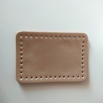 Eco Leather Πάτος Τσάντας Παραλληλόγραμος  από οικολογικό τεχνητό δέρμα 20,5Χ14εκ. (0202) Χρώμα Χρυσό