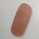 Eco Leather base for handmade bags  20,5Χ9cm. (0201) Farbe Pink Gold