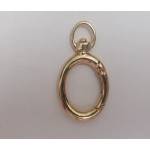 Metal ring with mechanism and rotating nipple 20mm (0260) Color 01