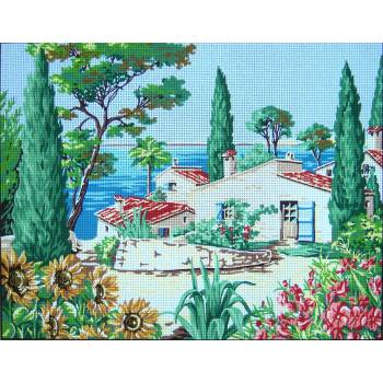 Embroidery Frame "Landscapes" size 50x60 cm 14.825 Gobelin-Diamant