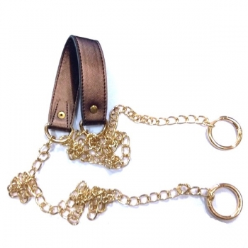 Metal chain with shoulder strap pad(23cm. x 3cm.)(160cm.)(0601)