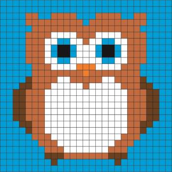 Gobelin L "Little Owl" Embroidery Kit Frame 20x20cm (06.16)