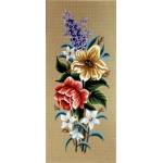 Πίνακες Κεντήματος "Λουλούδια" διάσταση 55 x 22 cm Gobelin-Diamant Χρώμα 18.622