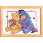 KIT Καδράκια Παιδικά Μετρητό Disney Winnie the Pooh Winnie & Gary 25x20cm ΚΙΤ 19005/2575