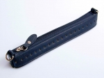 Zipper Full , Φερμουάρ 25εκ. από τεχνητό δέρμα  για Τσάντες (BA000006) Χρώμα Μαύρο