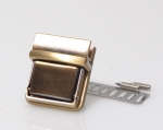 Metal Push Lock HG, School Style with Screws, 3cm. (ΒΑ000400) Color 04