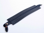 Simple eco-leather zipper, 30-35cm.(ΒΑ000017) Color 01