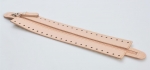 Simple eco-leather zipper, 30-35cm.(ΒΑ000017) Color 21