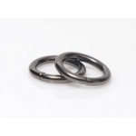 Metal Wire Ring 20mm (ΒΑ000307) Color Νο1 Μαύρο Νικελ