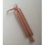 Simple eco-leather zipper, 30-35cm.(ΒΑ000017) Color 03eco