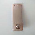 Eco Leather Γλωσσάκι Τσάντας από τεχνητό οικολογικό δέρμα με Κούμπωμα 21εκ. Χ 7εκ. (0303) Χρώμα Χρυσό