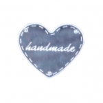 Ταμπελάκι Καθρέφτης Handmade Καρδιά 45mm Χρώμα No 6