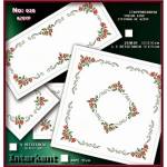 Embroidery Stamped Table Runner 105 Χ 50 cm & 2 Table Centers 50x50 cm - Cross-stitch Νο 20