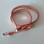 Eco Leather strap with hooks 130cm. (0101) Color Pink Gold