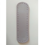 Eco Leather Πάτος Τσάντας Oval από οικολογικό τεχνητό δέρμα  32X9,5εκ. (0203) Χρώμα Ασημί