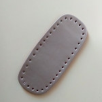 Eco Leather Πάτος Τσάντας από οικολογικό τεχνητό δέρμα  20,5Χ9εκ. (0201) Χρώμα Ασημί
