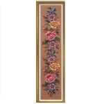  Πίνακες Κεντήματος "Λουλούδια"  διάσταση 15 x 90 cm Gobelin-Diamant Χρώμα 45.251