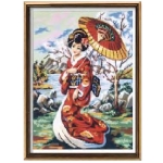 Πίνακας Κεντήματος "Πορτρέτα" διάσταση  60x75 cm Gobelin-Diamant Χρώμα 10.520