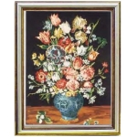 Πίνακας Κεντήματος ''Φρούτα και Λουλούδια " διάσταση   60x80 cm Gobelin-Diamant Χρώμα 10.510