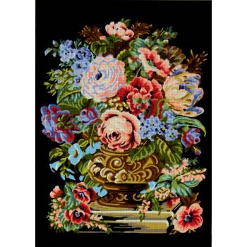 Πίνακας Κεντήματος ''Λουλούδια" διάσταση 35 x 50 cm 14.843 Gobelin-Diamant