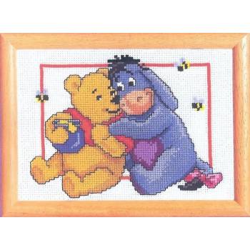 KIT Καδράκια Παιδικά Μετρητό Disney Winnie the Pooh Winnie & Gary 25x20cm ΚΙΤ 19005/2575