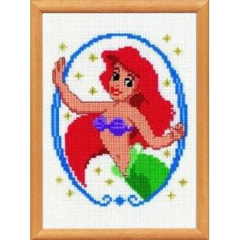 KIT Καδράκια Παιδικά Μετρητό Disney The Little Mermaid Ariel 25x20cm ΚΙΤ 19028/2575