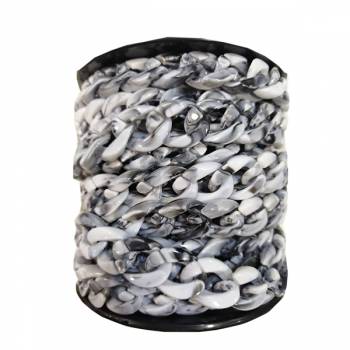 Resin chain for handmade bags - 2 cm ring size 3002-03