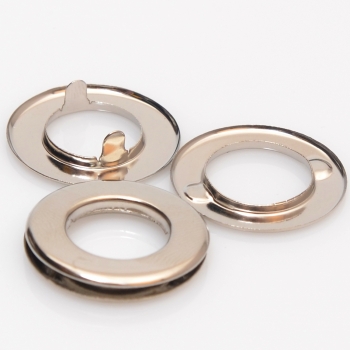 Beidseitige O-Ringe aus Metall mit Zinken, 15mm(ΒΑ000283)